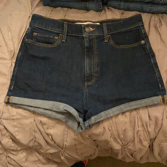 Abercrombie & Fitch sz 6/28 high rise dark denim